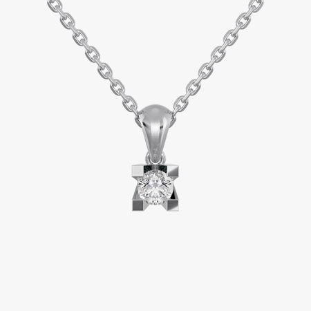 Single Star Diamond Jewelry Pendant